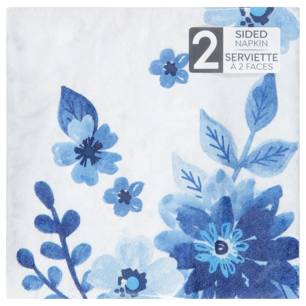Sensations Royal Florals 2 Sided 2-Ply Napkin  DestGlow