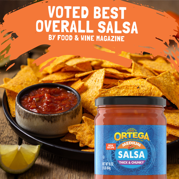 Ortega Medium Thick &amp; Chunky Salsa