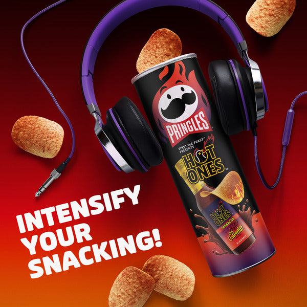 Pringles Hot Ones Barbacoa Potato Crisps Chips, Spicy Snacks, 5.5 oz  DestGlow