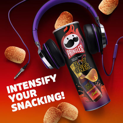 Pringles Hot Ones Barbacoa Potato Crisps Chips, Spicy Snacks, 5.5 oz  DestGlow