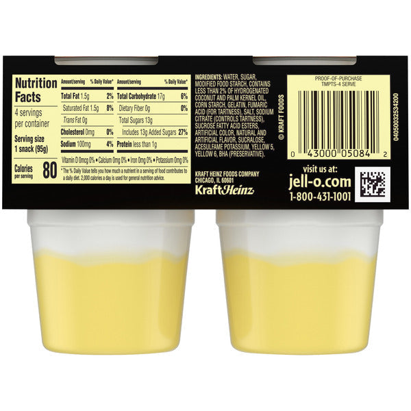 Jell-O Lemon Meringue Ready-to-Eat Pie Snack Cups  DestGlow
