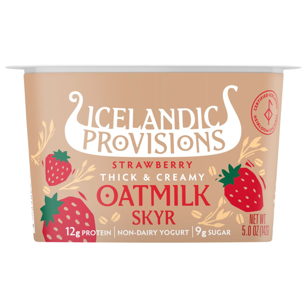 Icelandic Provisions Oatmilk Strawberry Skyr