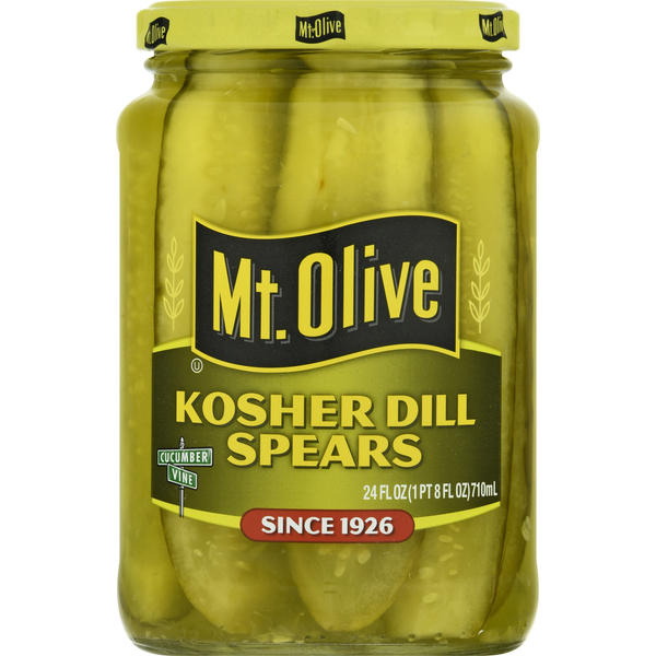 Mt. Olive Kosher Dill Pickle Spears  DestGlow