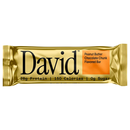 DAVID Bar, Peanut Butter Chocolate Chunk  DestGlow