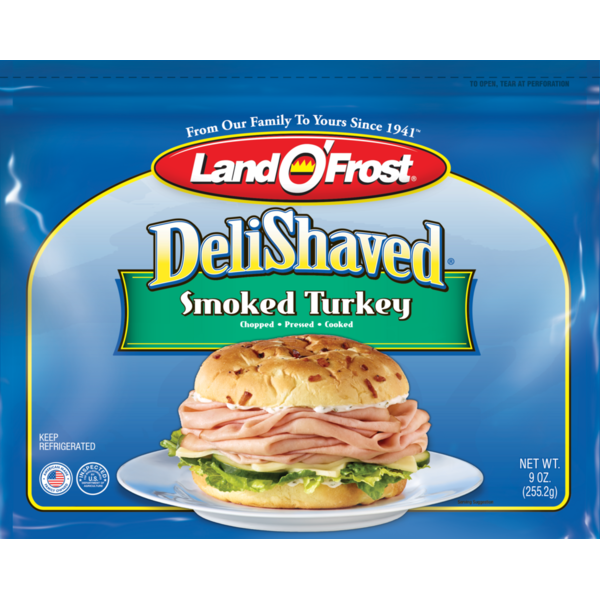 Land O’Frost DeliShaved Smoked Turkey  DestGlow