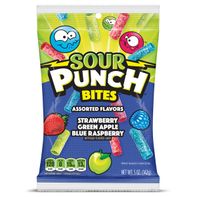 Sour Punch Bites Assorted Fruity Flavors Candy  DestGlow