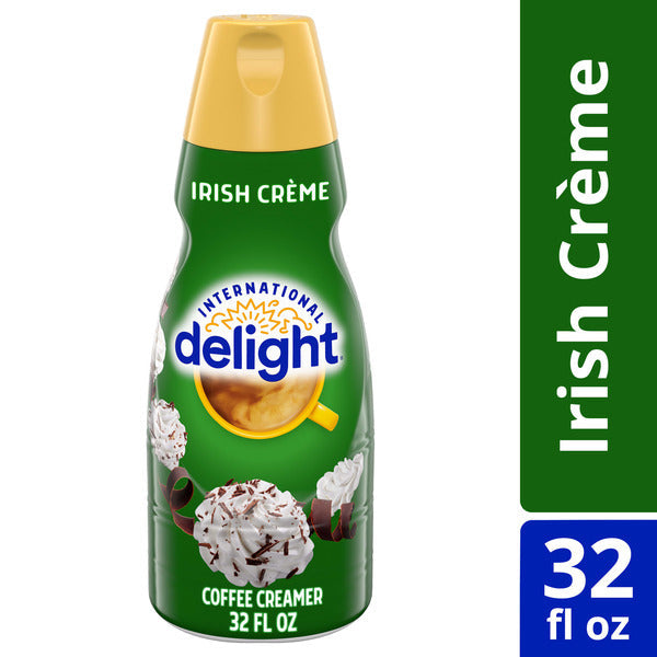 International Delight Coffee Creamer, Irish Creme, Refrigerated Flavored Creamer, 32 FL OZ Bottle