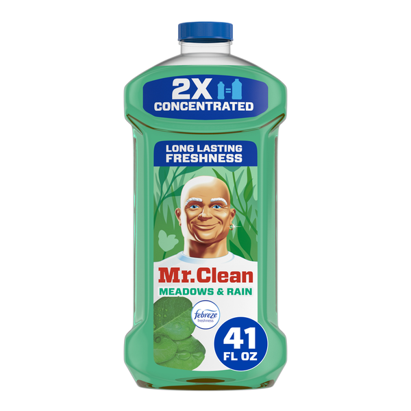 Mr. Clean All Purpose Cleaner, Cleaning Liquid, Meadows &amp; Rain