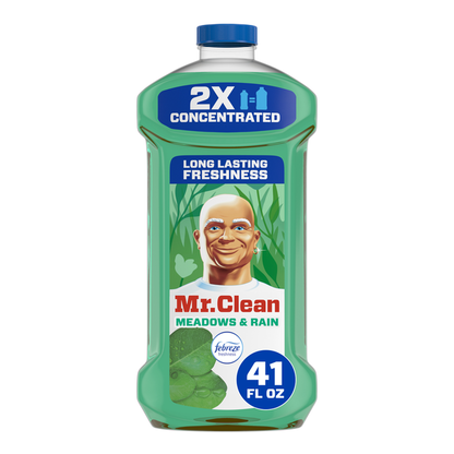 Mr. Clean All Purpose Cleaner, Cleaning Liquid, Meadows &amp; Rain