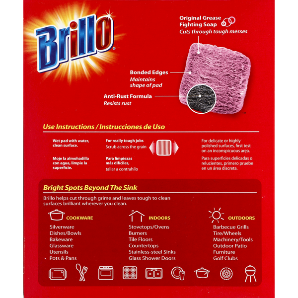 Brillo Soap Pads, Steel Wool  DestGlow