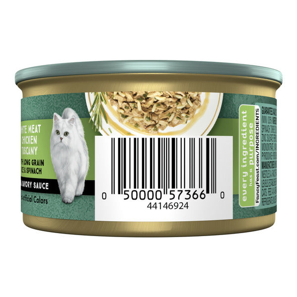 Purina Fancy Feast Wet Cat Food, Medleys White Meat Chicken Tuscany With Long Grain Rice &amp; Greens  DestGlow