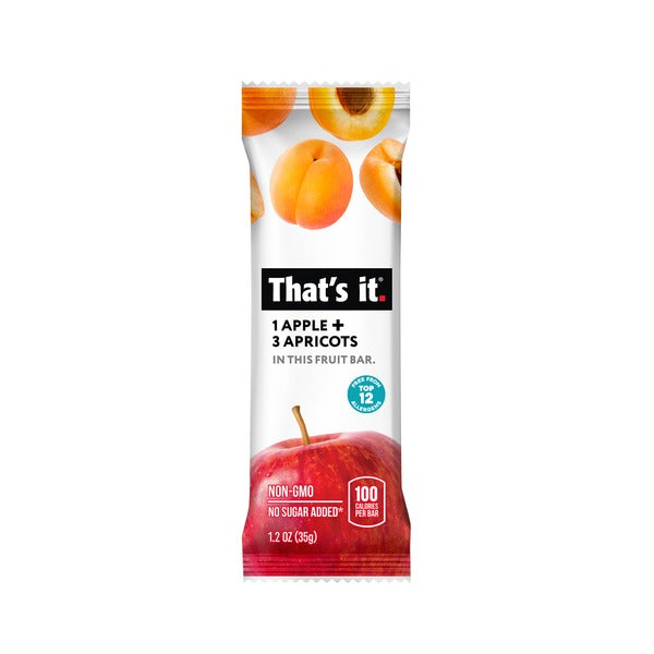 That’s it Apple + Apricot Fruit Bar  DestGlow