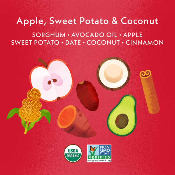 Once Upon a Farm Organic Baby Puffs, Apple, Sweet Potato &amp; Coconut