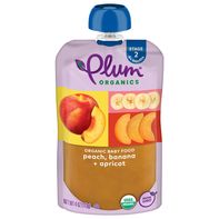 Plum Organics Peach, Banana &amp; Apricot Baby Food️  DestGlow