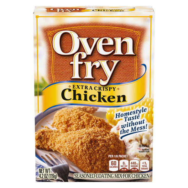 Oven Fry Oven Fry Extra Crispy Chicken Seasoned Coating Mix  DestGlow