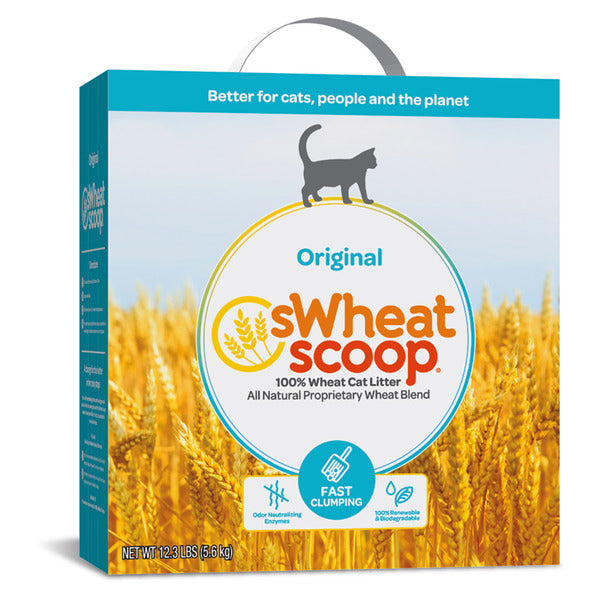 sWheat Scoop Original Natural Wheat Cat Litter  DestGlow