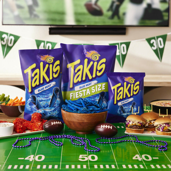 Takis Blue Heat Rolled Tortilla Chips Bag  DestGlow