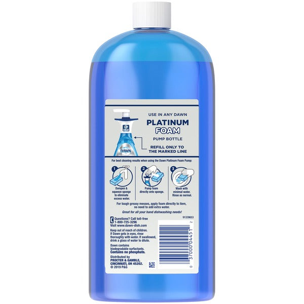 Dawn Platinum Dishwashing Foam, Fresh Rapids Scent  DestGlow