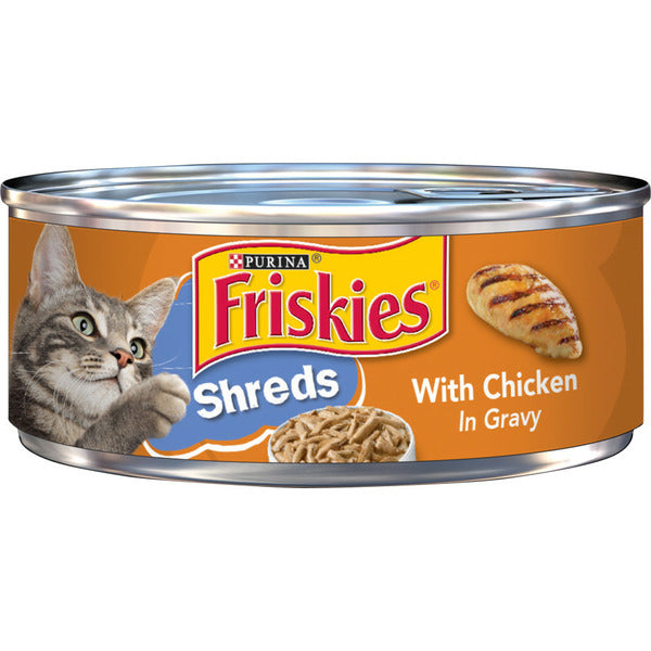 Purina Friskies Gravy Wet Cat Food, Shreds With Chicken  DestGlow