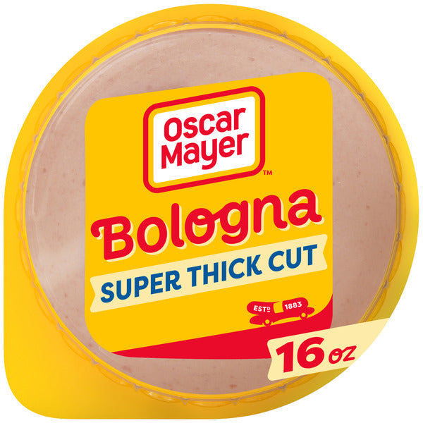 Oscar Mayer 2X Thicker Super Thick Cut Bologna Sliced Deli Sandwich Lunch Meat  DestGlow