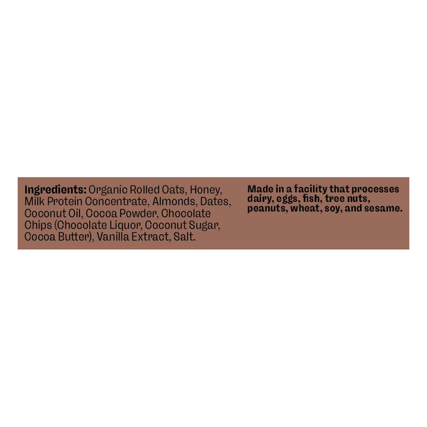 MUSH Double Chocolate Chip Protein Bar  DestGlow