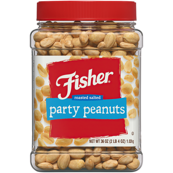 Fisher Roasted Salted Party Peanuts  DestGlow