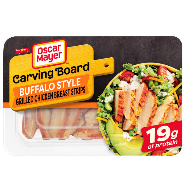 Oscar Mayer Carving Board Buffalo Style Grilled Chicken Breast Strips  DestGlow