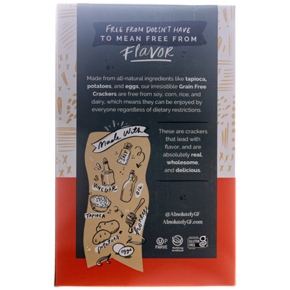 Absolutely Gluten Free Cracked Pepper, Crackers