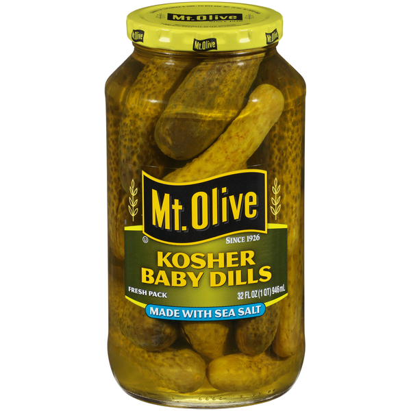 Mt. Olive Kosher Baby Dills  DestGlow