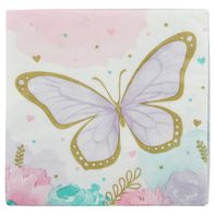 Party Creations Napkins, Butterfly Shimmer, 2-Ply️  DestGlow