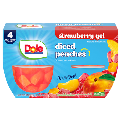 Dole Peaches in Strawberry Gel
