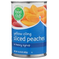 Food Club Yellow Cling Sliced Peaches In Heavy Syr...
️  DestGlow