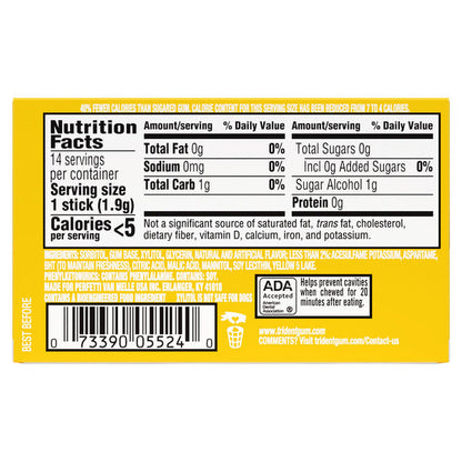 Trident Pineapple Twist Sugar Free Gum  DestGlow