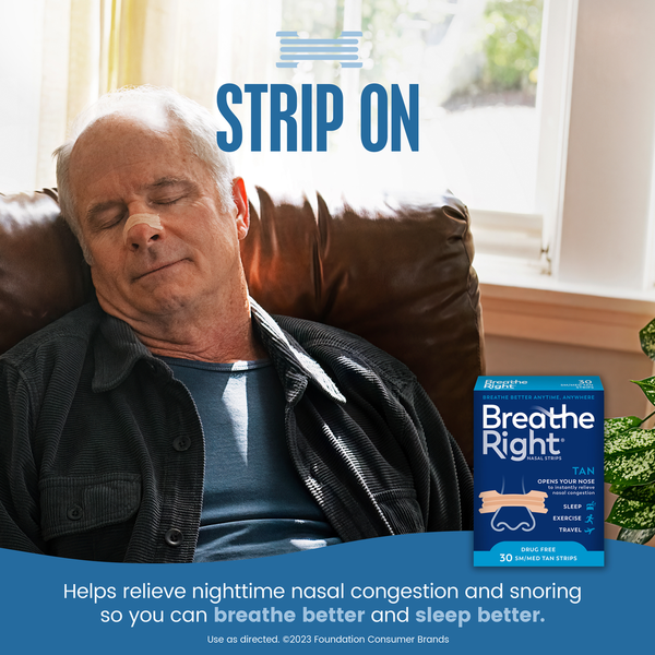 Breathe Right Nasal Strips, Small/Medium, Tan  DestGlow