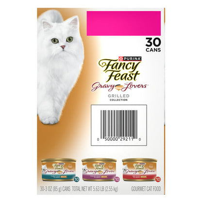 Purina Fancy Feast Gravy Lovers Poultry and Beef Grilled Gourmet Wet Cat Food