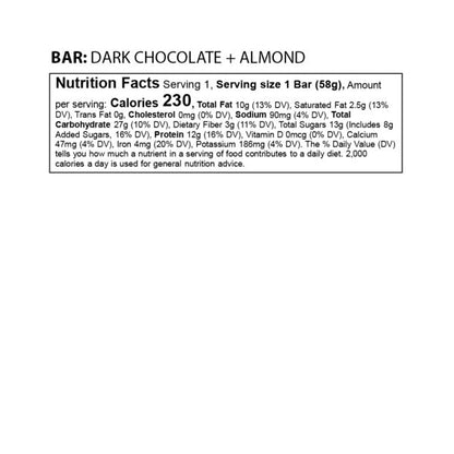 The GFB Dark Chocolate Almond Bar