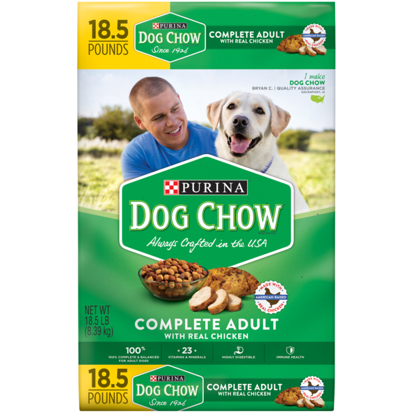 Purina Dog Chow Dry Dog Food, Complete Adult With Real Chicken