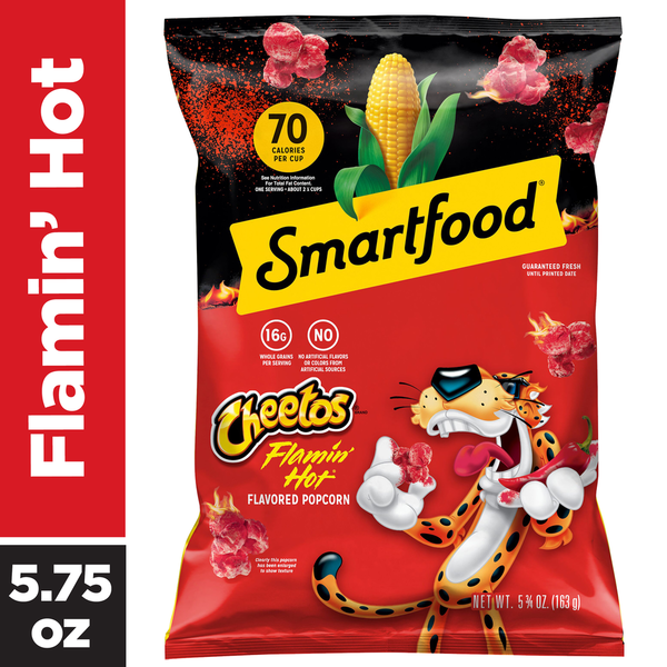 Smartfood Popcorn Cheetos Flamin Hot  DestGlow