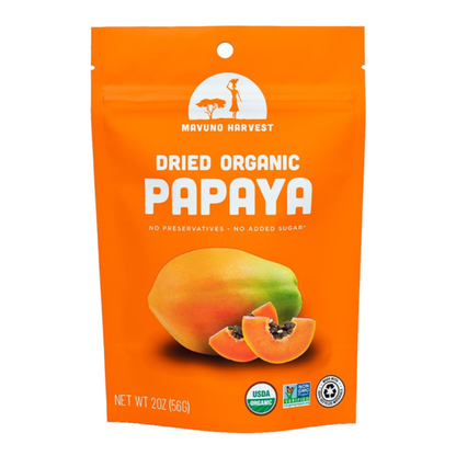 Mavuno Harvest Organic Dried Papaya