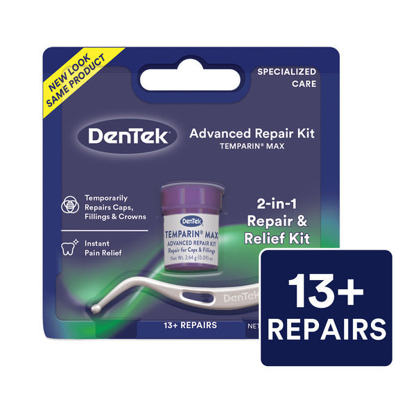 DenTek Temparin Max, Long Lasting Temporary Repair, Caps &amp; Fillings  DestGlow