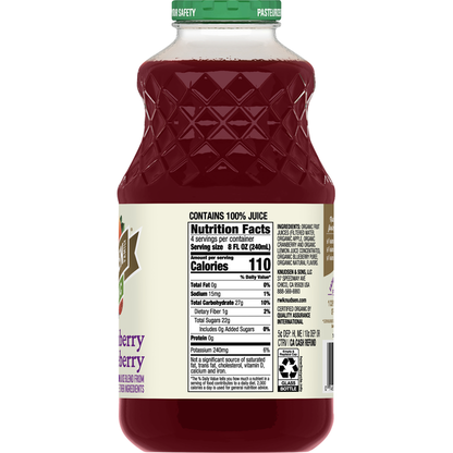 R.W. Knudsen Family Organic Cranberry Blueberry Flavored Juice