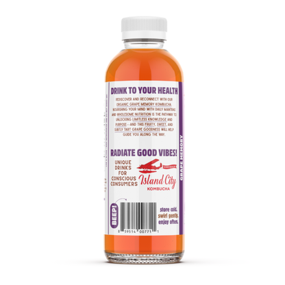 Island City Kombucha Organic Grape Kombucha