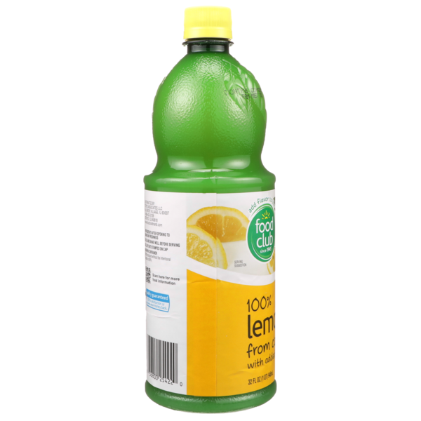 Food Club 100% Lemon Juice From Concentrate  DestGlow