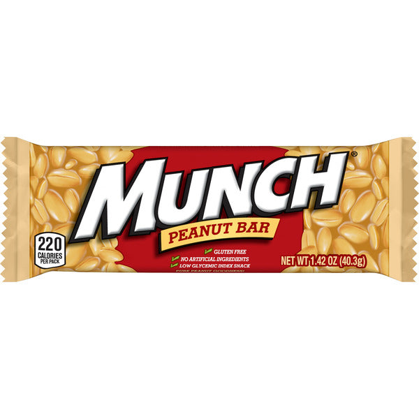 MUNCH Peanut Gluten Free Candy Bar Full Size  DestGlow
