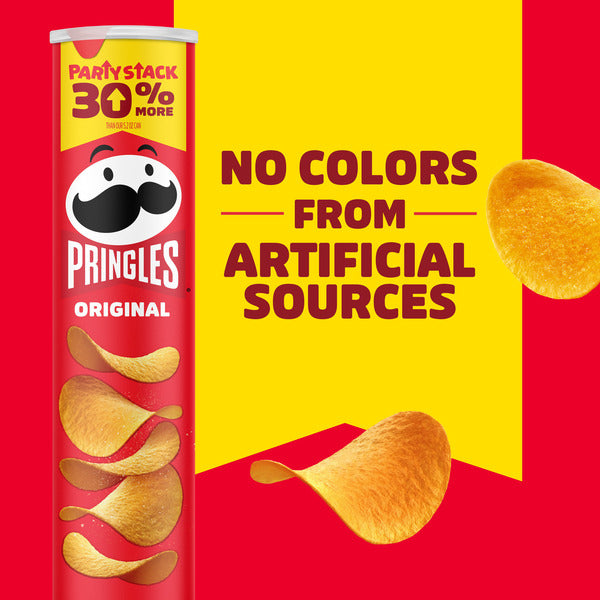Pringles Original Potato Crisps Chips, Lunch Snacks, Party Stack, 6.8 oz  DestGlow