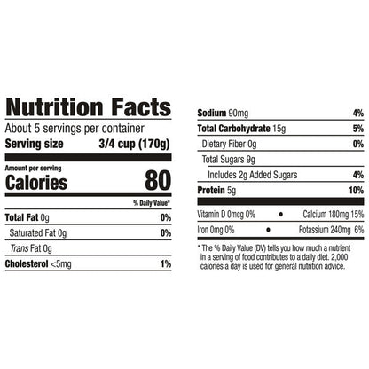 Dannon Light + Fit Original Strawberry Fat Free Yogurt