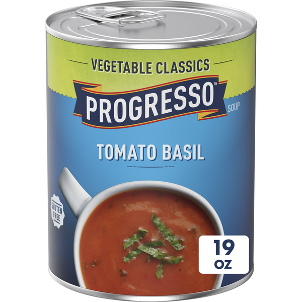 Progresso Vegetable Canned Classic Tomato Basil Soup  DestGlow