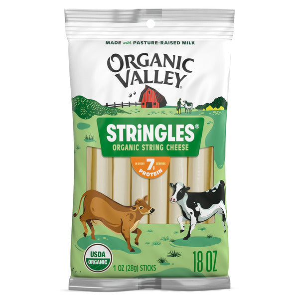 Organic Valley® Stringles Organic Mozzarella Cheese Sticks  DestGlow