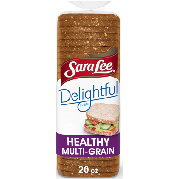 Sara Lee Delightful, Multi-Grain, Bread, 45 Calories, Multigrain Bread, 20 oz  DestGlow