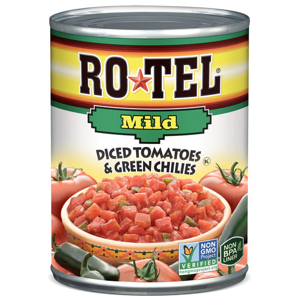RO*TEL Mild Diced Tomatoes and Green Chilies  DestGlow